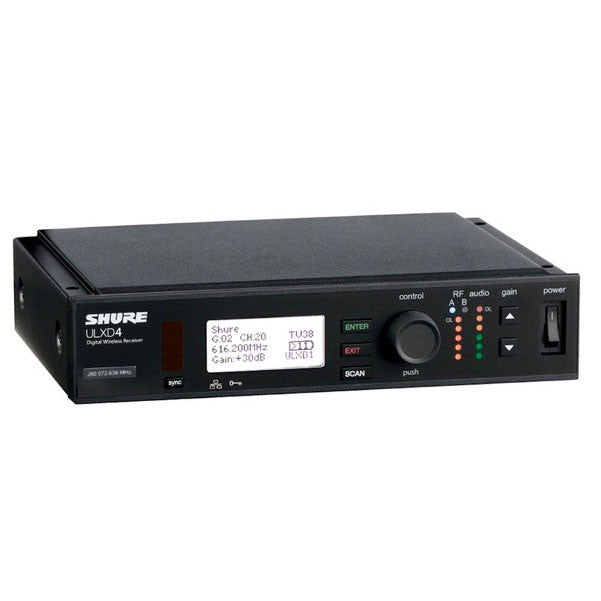 shure wireless systems shure ulxd4 digital wireless receiver