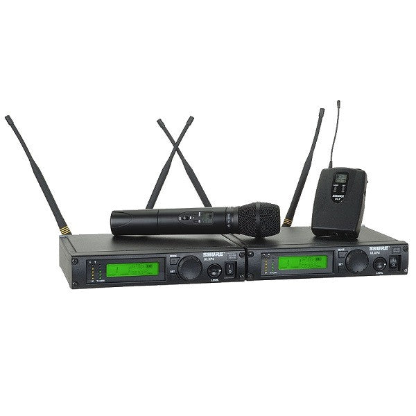 shure wireless systems shure ulxp124/87 dual channel mixed wireless system