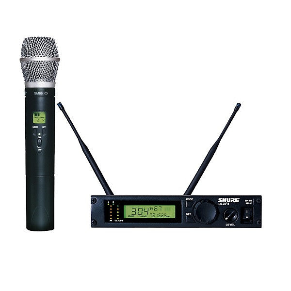 shure wireless systems shure ulxp24/sm86 handheld wireless microphone system