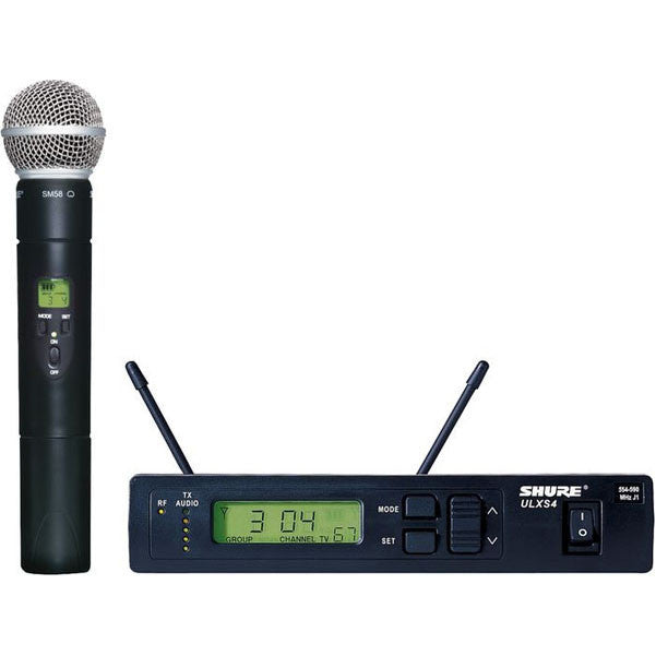 shure wireless systems shure ulxs24/sm86 handheld wireless system