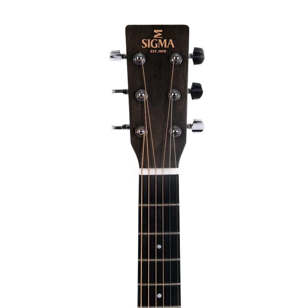 sigma electro acoustic guitars sigma gmc-ste-bkb 6 string electro acoustic guitar   