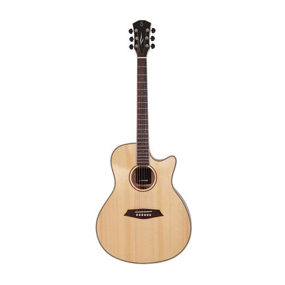 Sire Acoustic Guitars Natural Sire R3 GZ Grand Auditorium 6-String Acoustic Guitar - Natural