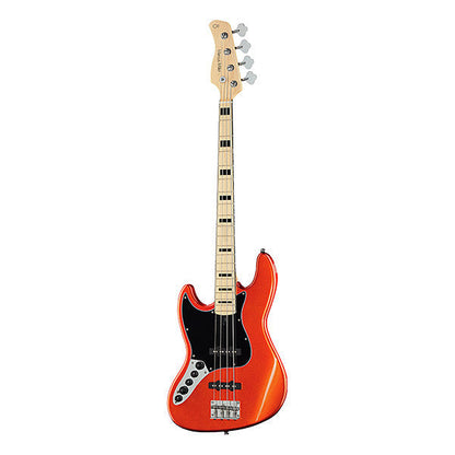 sire bass guitars bright metallic red sire marcus miller v7 4-strings lh vintage bass guitar    