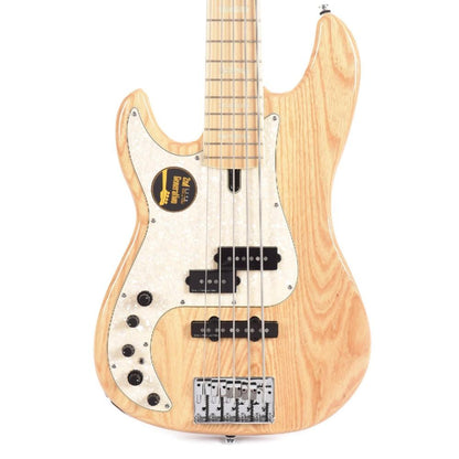 sire bass guitars natural sire marcus miller p7 swamp ash 5-strings left handed bass guitar- natural   