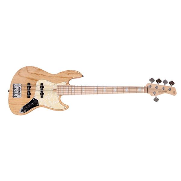 sire bass guitars natural sire marcus miller v7 swamp ash 5-string bass guitar   