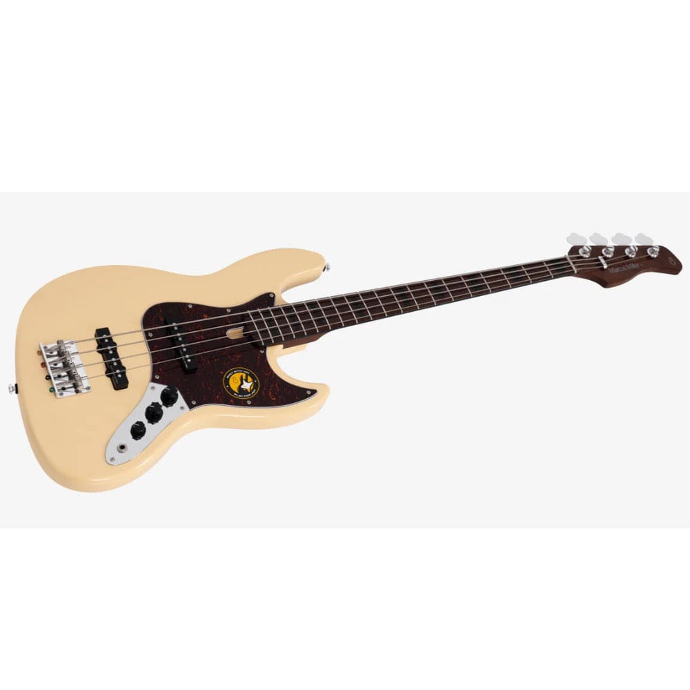 sire bass guitars sire marcus miller v5 alder 4-string bass guitar  #color_vintage-white