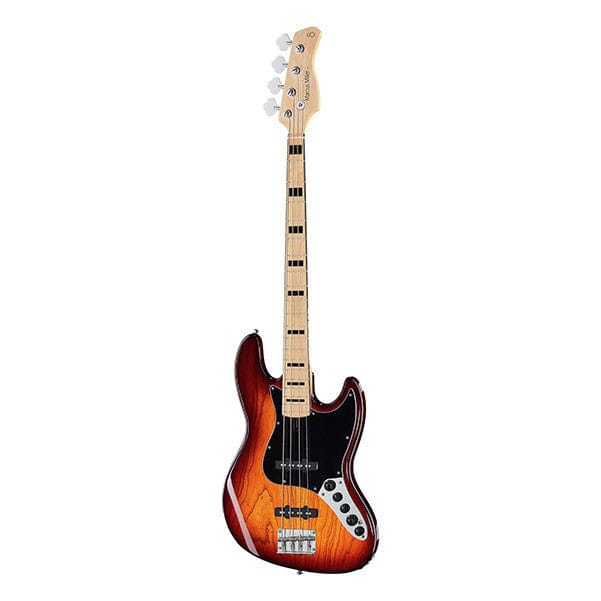 sire bass guitars tobacco sunburst sire marcus miller v7 4-string vintage swamp ash bass guitar    #color_tobacco-sunburst