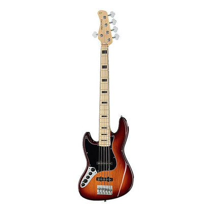 sire bass guitars tobacco sunburst sire marcus miller v7 5-strings lh vintage alder bass guitar    