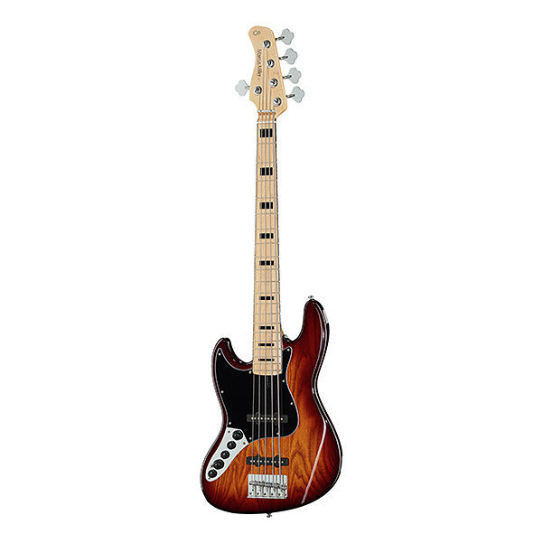 sire bass guitars tobacco sunburst sire marcus miller v7 5-strings lh vintage swamp ash bass guitar    #color_tobacco-sunburst