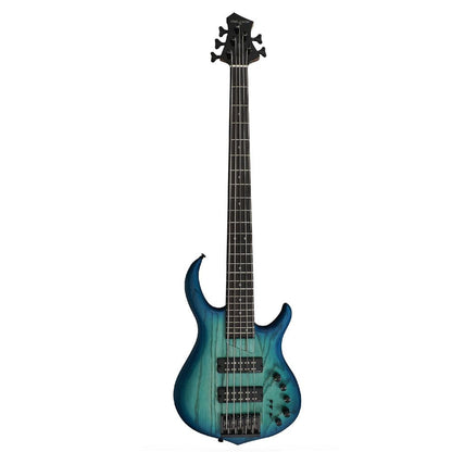 sire bass guitars transparent blue sire m5 swamp ash marcus miller 5 string bass guitar   