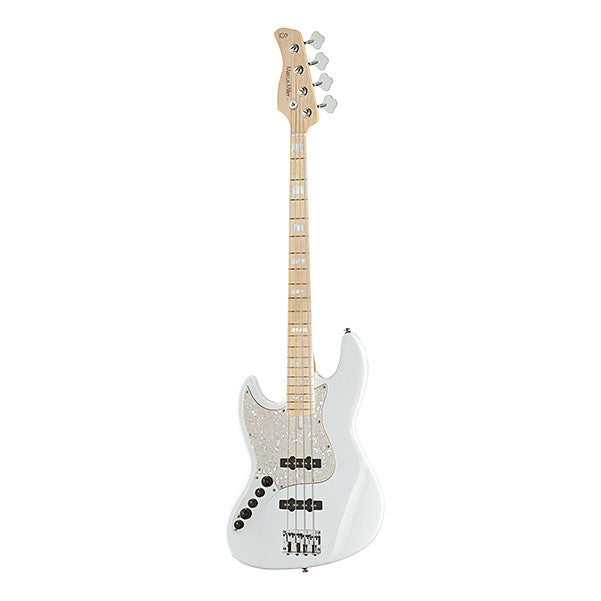 sire bass guitars white blonde sire marcus miller v7 4-strings lh swamp ash bass guitar   #color_white-blonde