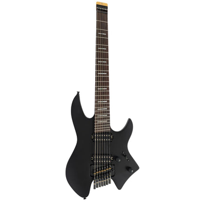 Sire Electric Guitars Black Satin Sire Larry Carlton X6 7-String Headless Electric Guitar 