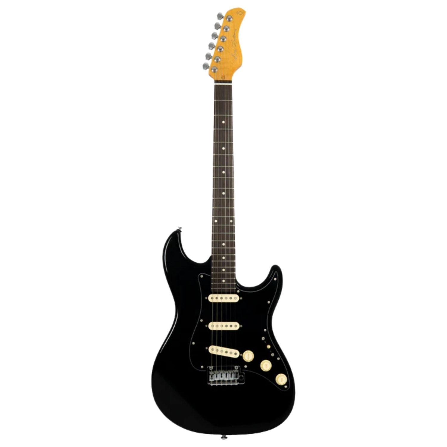 Sire Electric Guitars Black Sire Larry Carlton S3 6 String Electric Guitar#color_black