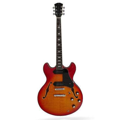 sire electric guitars cherry sunburst sire larry carlton h7v 6 string electric guitar   
