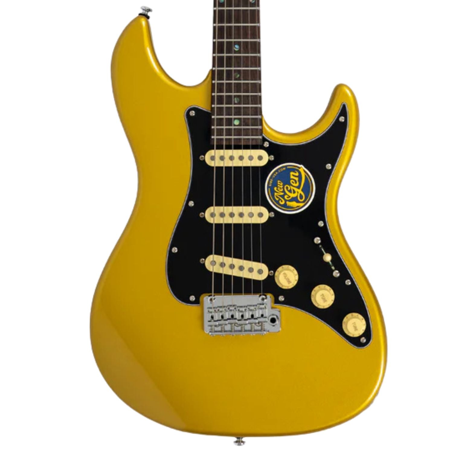 Sire Electric Guitars Metallic Gold Sire Larry Carlton S7 New Gen 6 String Electric Guitar