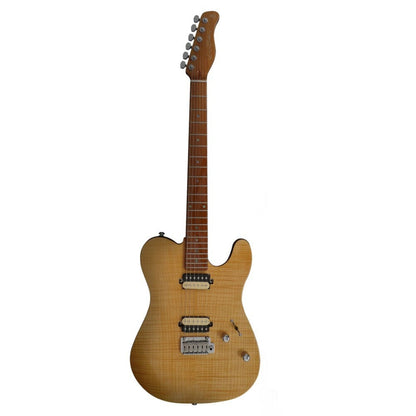 sire electric guitars natural sire larry carlton t7 fm 6 string electric guitar      