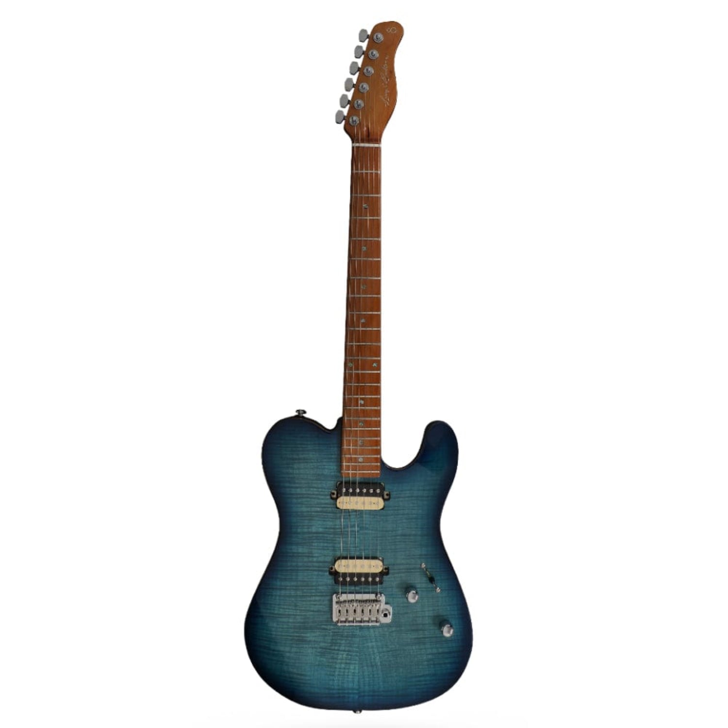 sire electric guitars transparent blue sire larry carlton t7 fm 6 string electric guitar      #color_transparent-blue