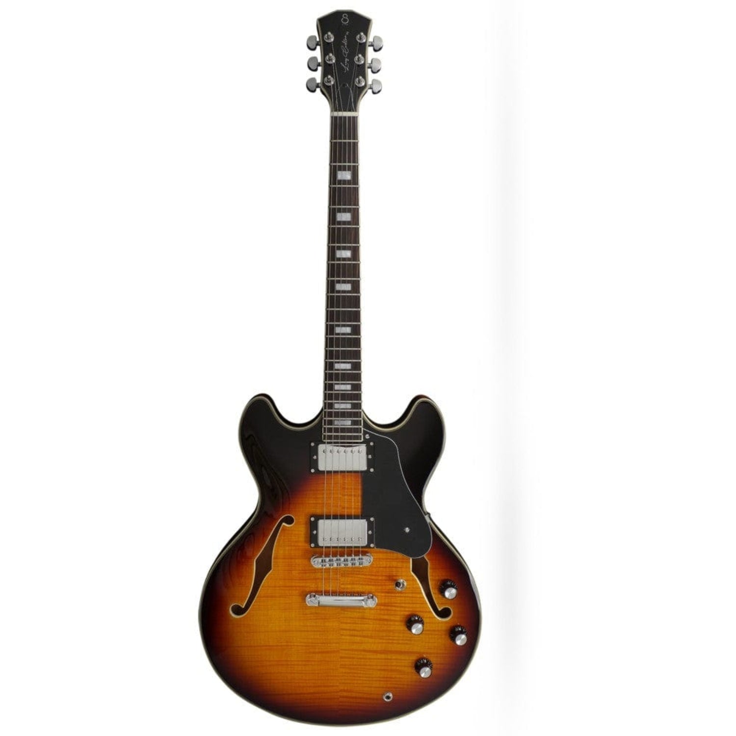 sire electric guitars vintage sunburst sire larry carlton h7 6 string electric guitar   #color_vintage-sunburst