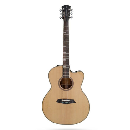 sire electro acoustic guitars natural sire a4 gs grand auditorium electro acoustic guitar    