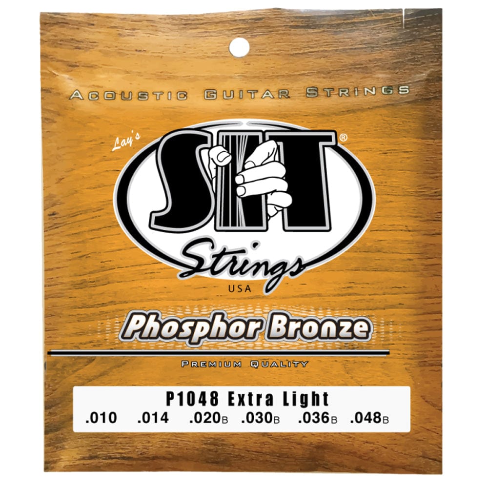SIT Acoustic Guitar Strings SIT Strings P1048 Extra Light Phosphor Bronze Acoustic Guitar Strings