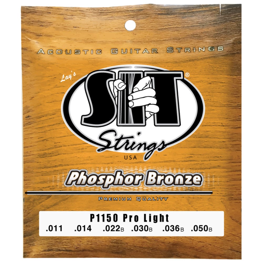 sit acoustic guitar strings sit strings p1150 pro light phosphor bronze acoustic guitar strings