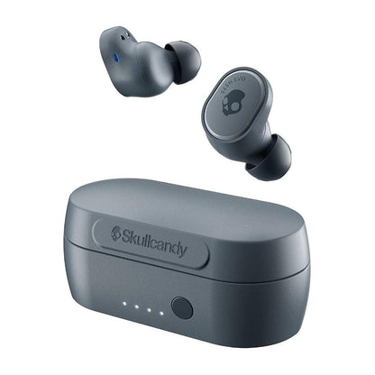 skullcandy true wireless in-ear headphones chill gray skullcandy sesh evo in-ear true wireless earbud - black 