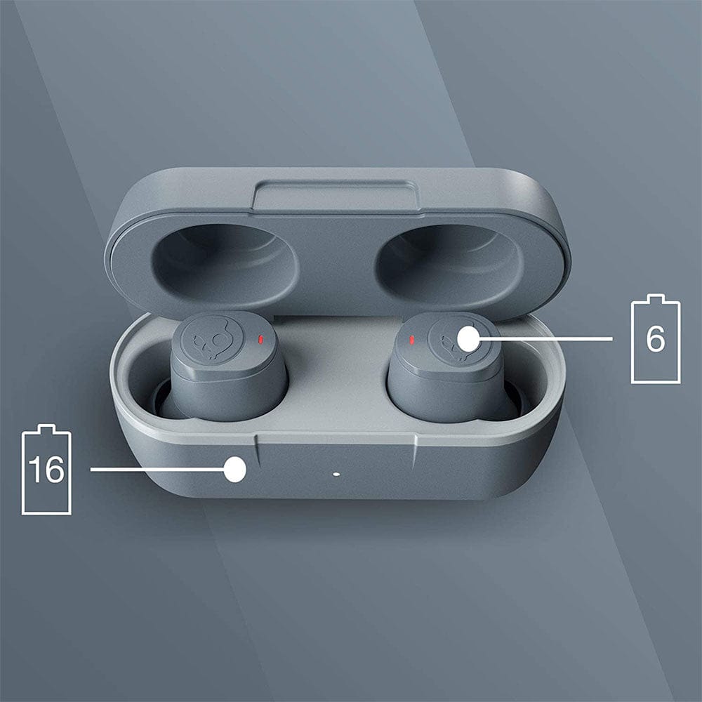 skullcandy true wireless in-ear headphones skullcandy jib true wireless (tws) earbuds   #color_chill-gray