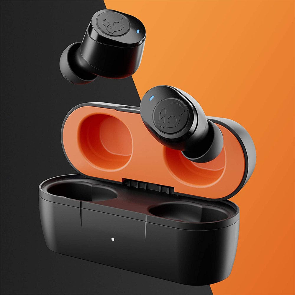 skullcandy true wireless in-ear headphones skullcandy jib true wireless (tws) earbuds   #color_black-orange