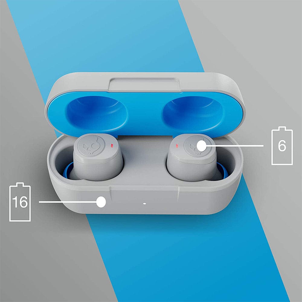 skullcandy true wireless in-ear headphones skullcandy jib true wireless (tws) earbuds   #color_light-gray-blue