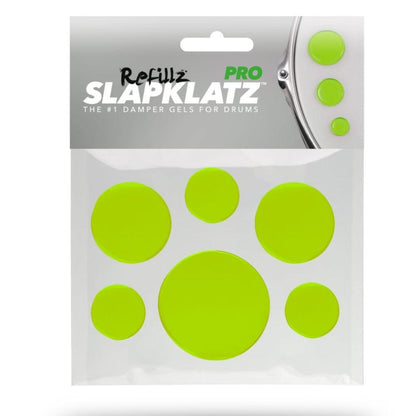 slapklatz drum accessories alien green slapklatz pro refillz gel pads    