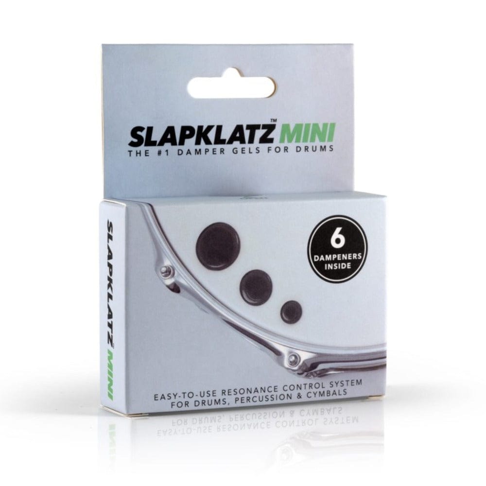 slapklatz drum accessories black slapklatz mini gel pads with case    #colour_black
