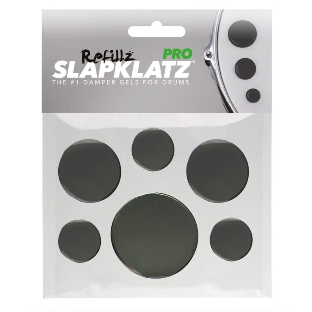slapklatz drum accessories black slapklatz pro refillz gel pads    #color_black