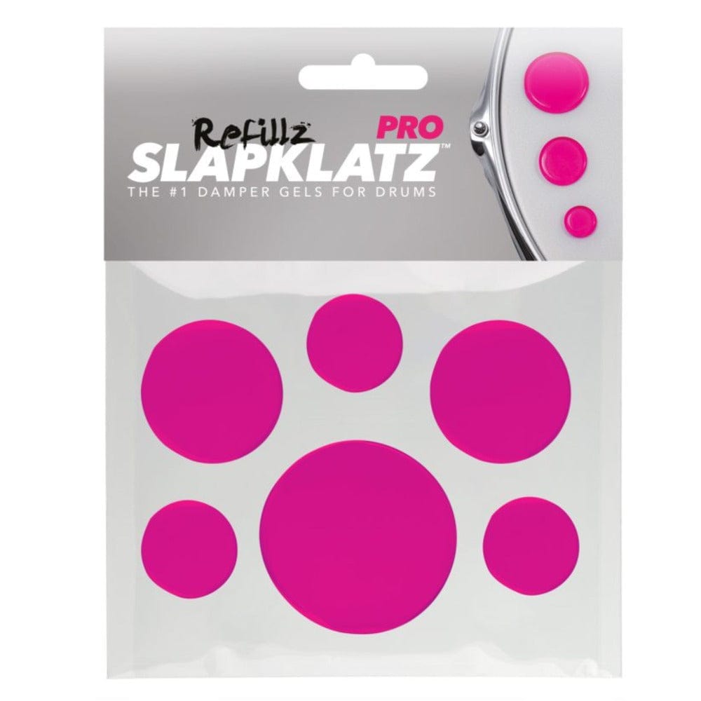 slapklatz drum accessories pink slapklatz pro refillz gel pads    #color_pink
