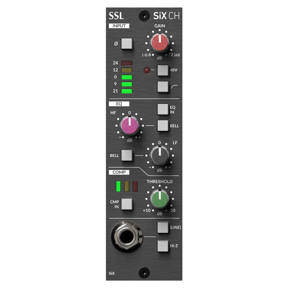 solid state logic channel strips solid state logic six channel 500 series channel strip