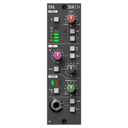 solid state logic channel strips solid state logic six channel 500 series channel strip