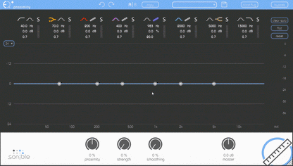 Sonible Virtual Processors Sonible proximity:EQ Equalizer