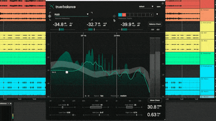 Sonible Virtual Processors Sonible true:balance: Stereo Balance Analyzer
