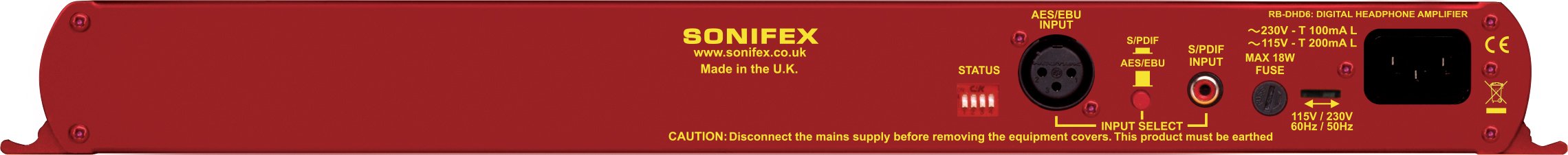 sonifex headphone amplifiers sonifex redbox rb-dhd6 headphone amplifier