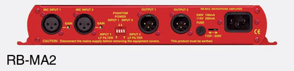 sonifex pre amps sonifex redbox rb-ma2 mic preamp