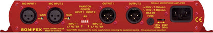 sonifex pre amps sonifex redbox rb-ma2 mic preamp
