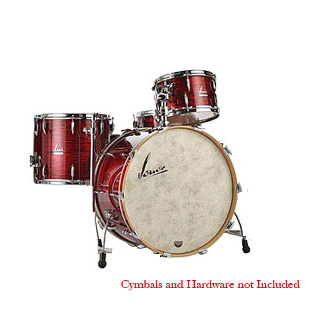 sonor acoustic drum kits sonor vintage three20 acoustic drum shell set - vintage red oyster