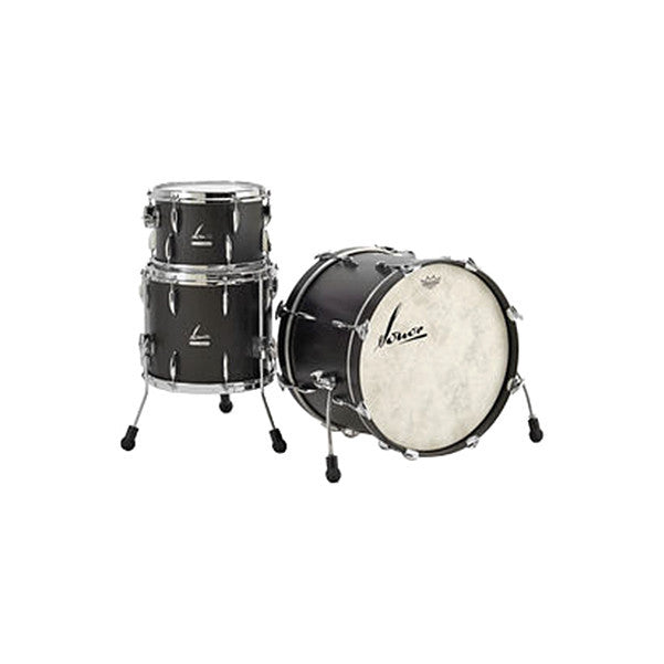 sonor acoustic drum kits sonor vintage three22 acoustic drum shell set - vintage onyx