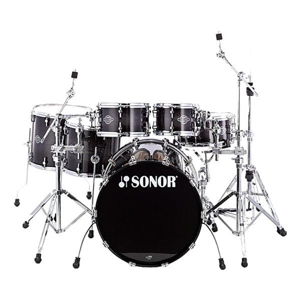 sonor acoustic drum kits transparent black burst sonor select stage s drive acoustic drum set   