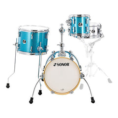 Sonor Acoustic Drum Kits Turquoise Galaxy Sparkle Sonor Martini Acoustic Drum Set