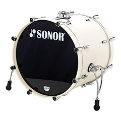 Sonor Bass Drums Creme White Sonor ProLite WM 22 x 17.5 inch Bass Drum
