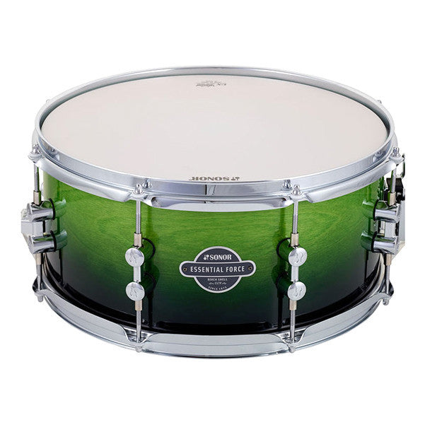 sonor snares sonor 14 x 6.5 inch essential force snare drum - green fade
