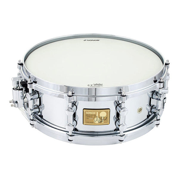 sonor snares sonor 1405pr phil rudd signature snare drum - silver