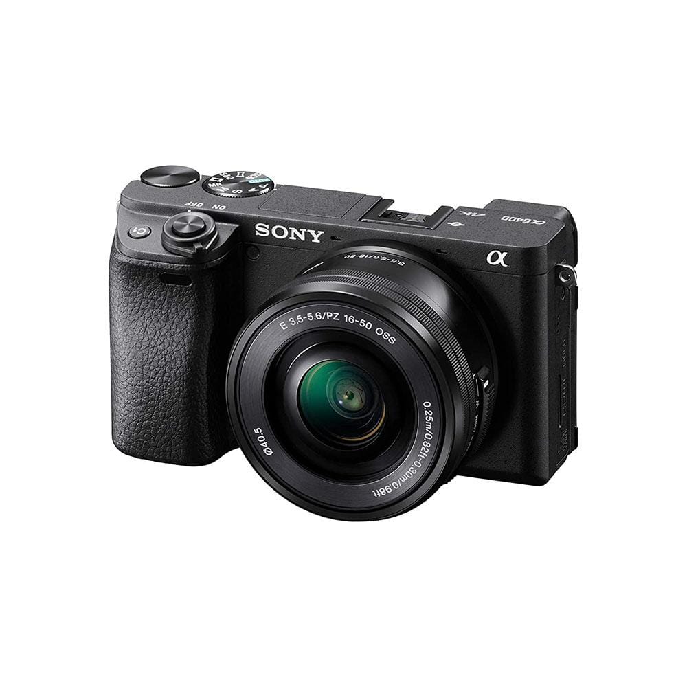 Buy Sony Alpha ILCE-6400L 24.2MP Mirrorless Camera With 16-50mm Power Zoom  Lens - Black Online | Bajaao