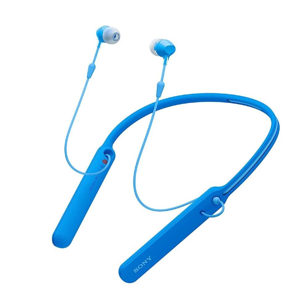 Sony In-Ear Neckband Headphones Blue Sony WI-C400 Wireless Bluetooth In-Ear Neckband Headphone