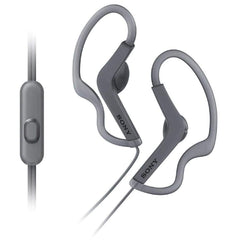 Sony In-Ear Wired Headphones Black Sony MDR AS210AP Sports Splashproof In-Ear Wired Headphone